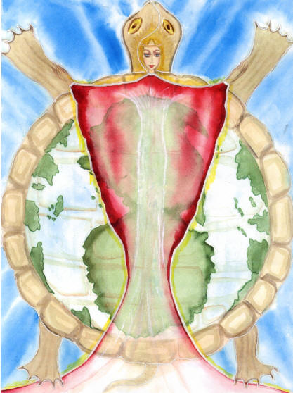 The Symbolic return of Eden, or Turtle Island